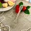 Серебряная десертная вилка с Кошкой на ручке Мурлыка 40020130Д05